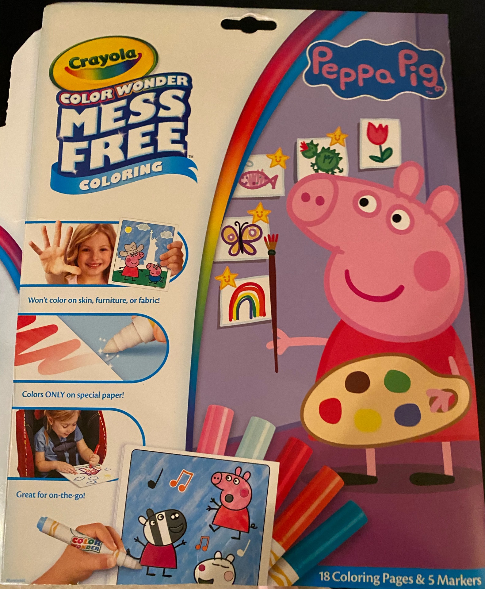 Peppa Pig Mess Free Coloring Book