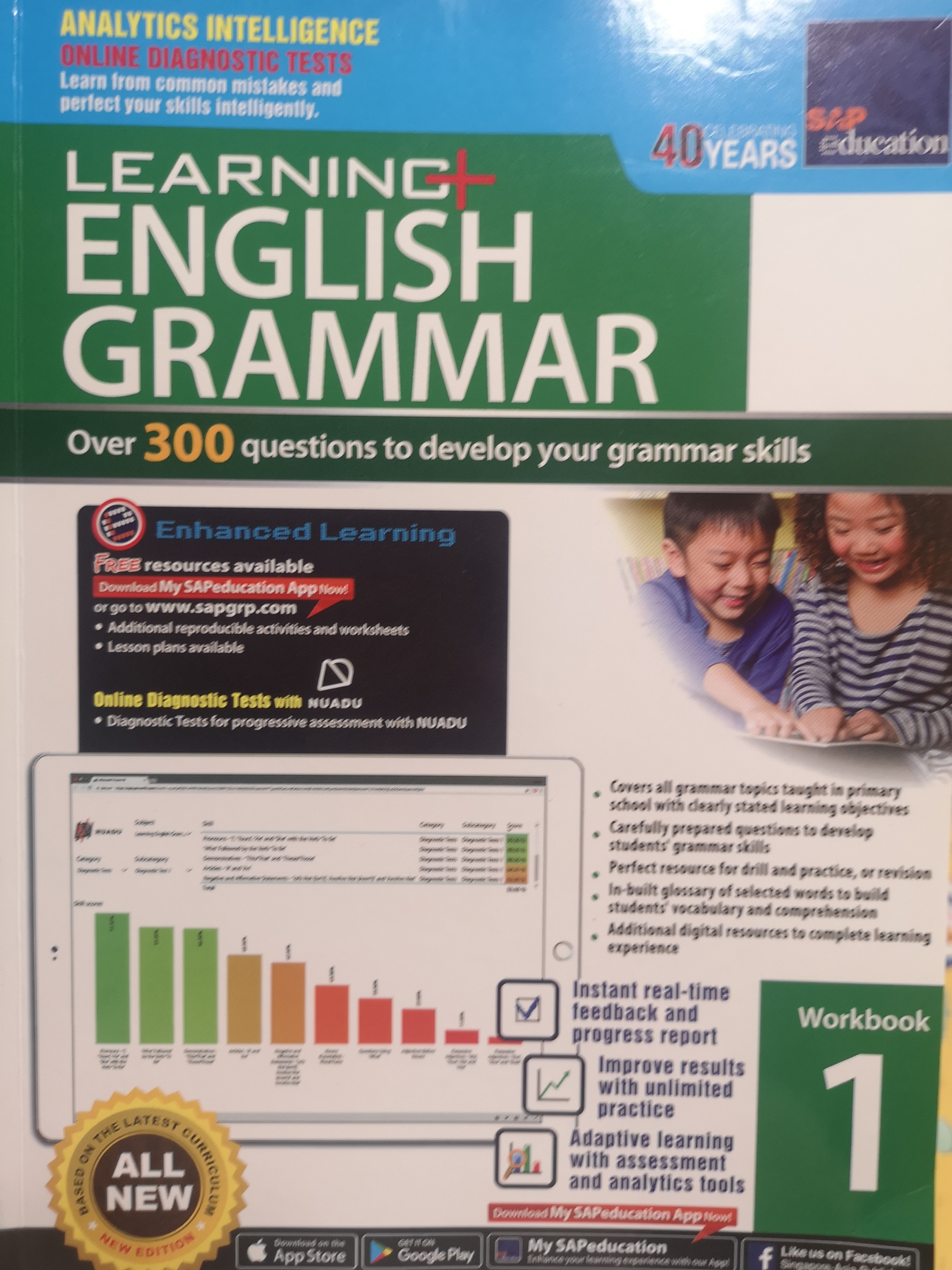 Learning English Grammar(1-6年級共6本)