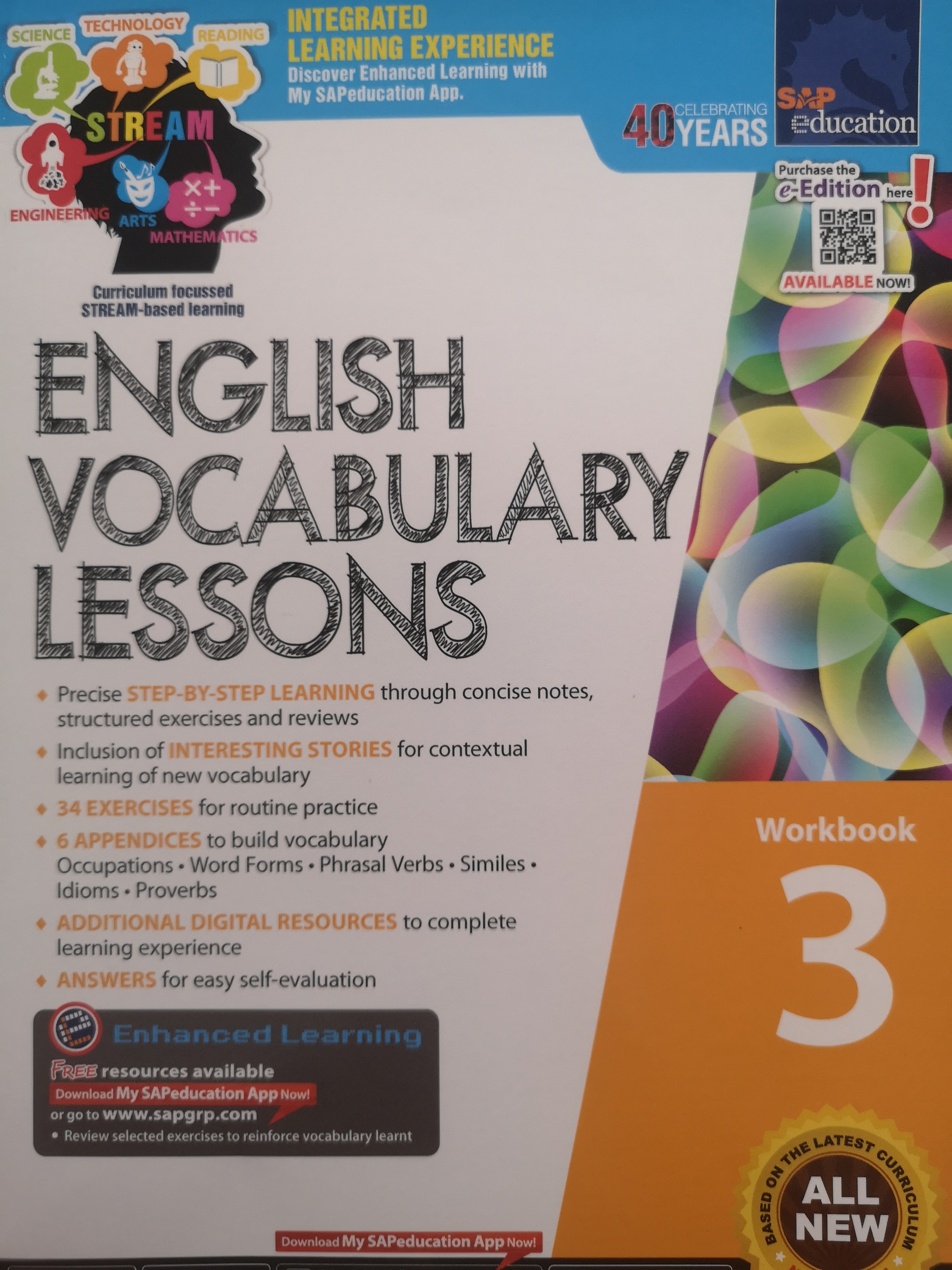 English Vocabulary Lessons Workbook 3