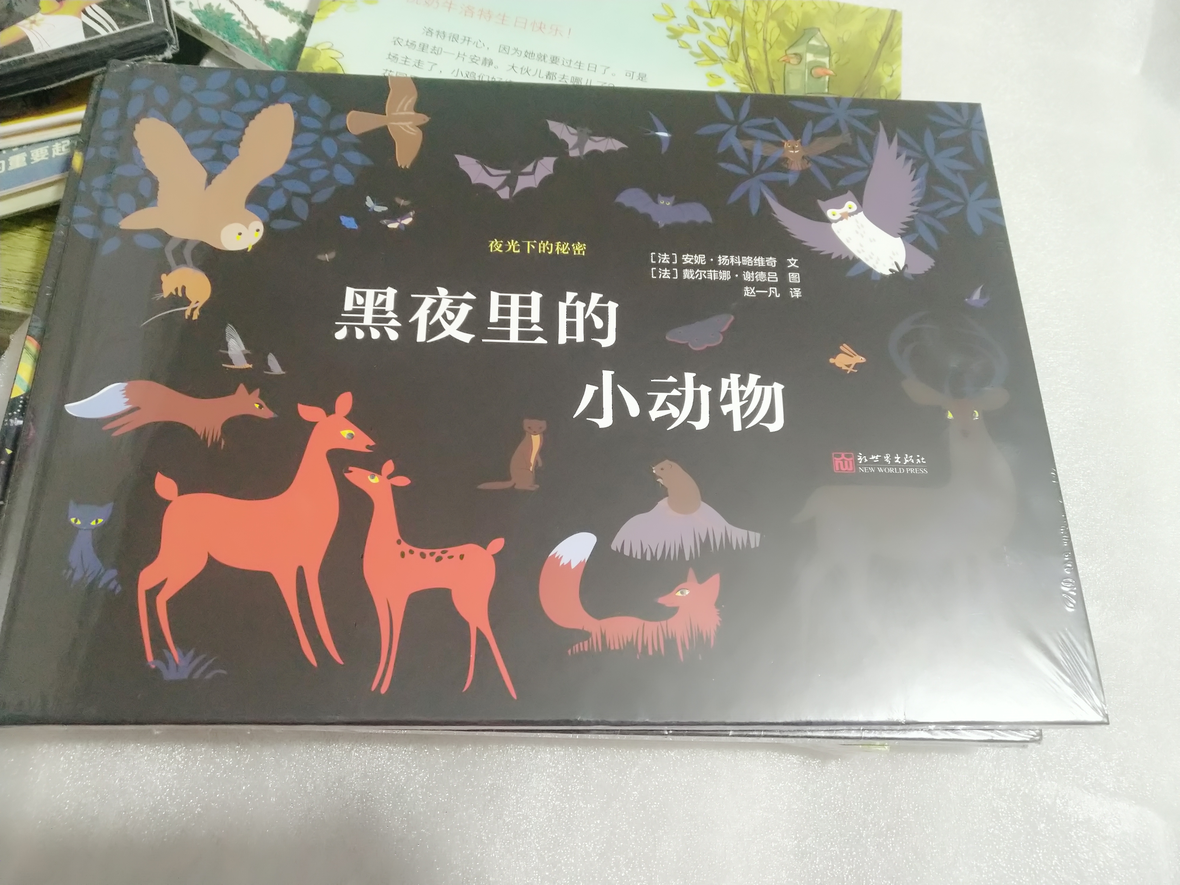 夜光下的秘密: 黑夜里的小動物(動物圖鑒夜光書)