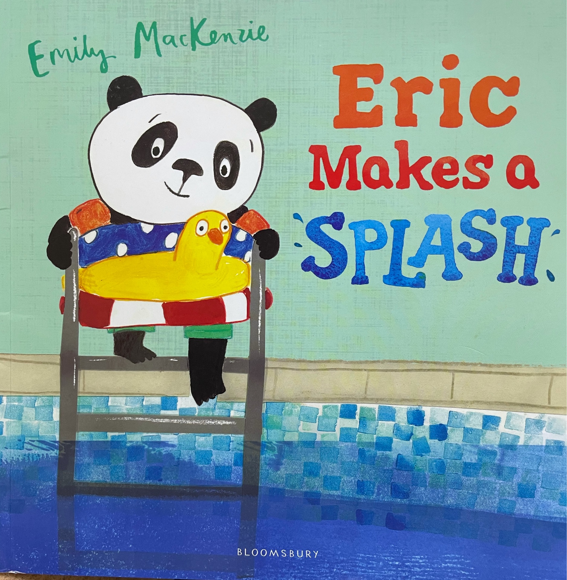 Eric makes a splash