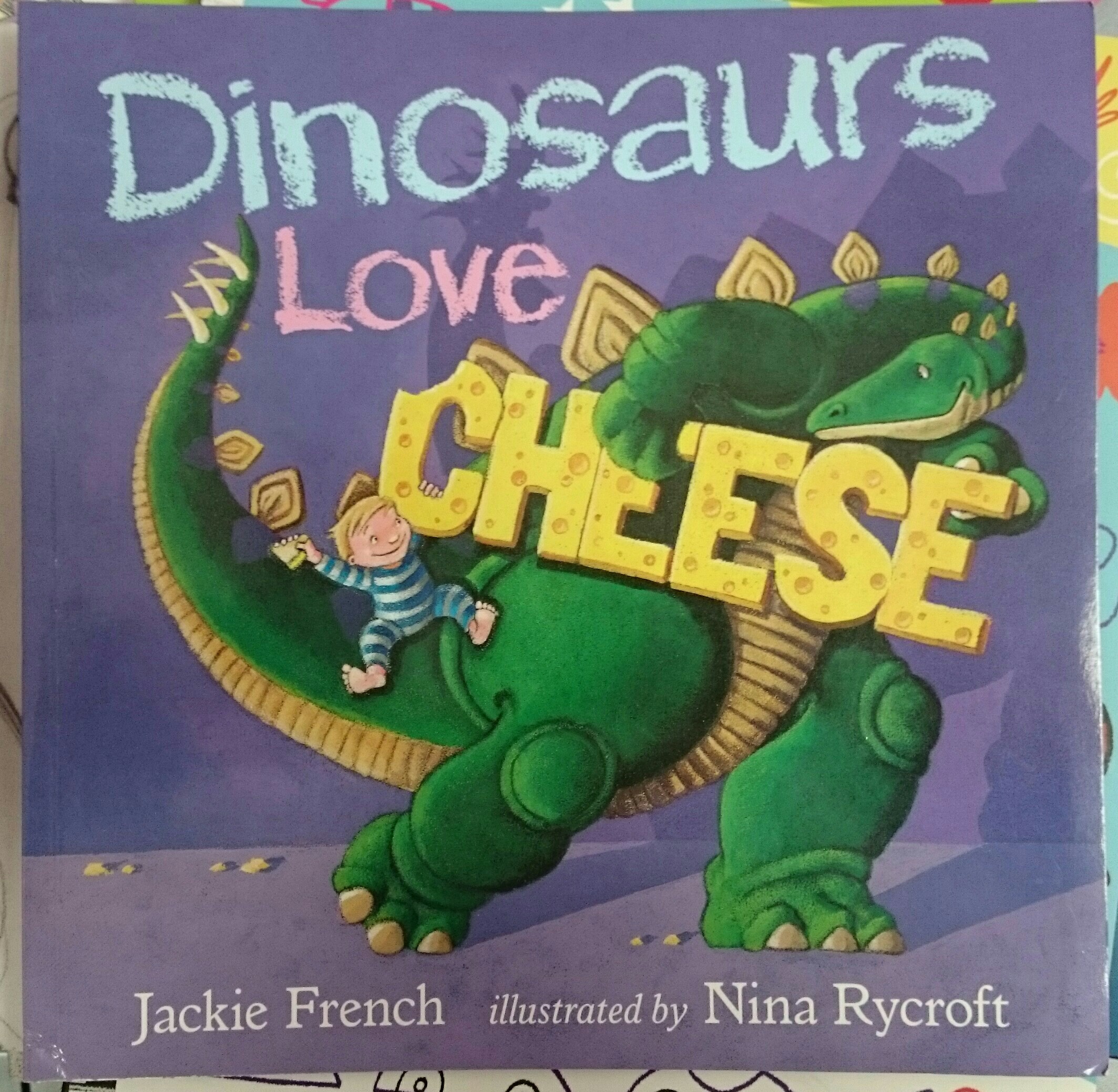 dinosaurs love cheese