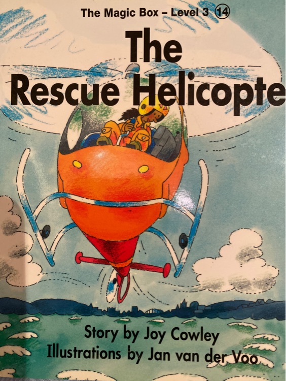 The rescue helicopter