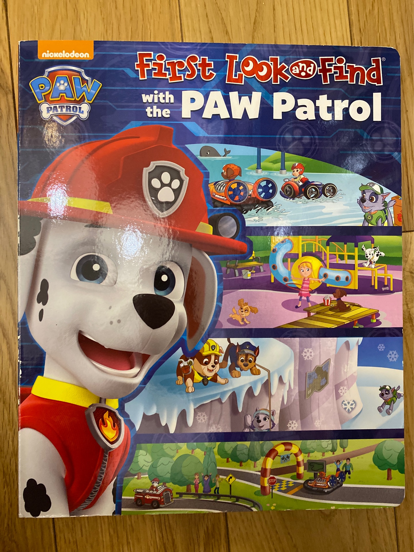 first look and find with the Paw Patrol