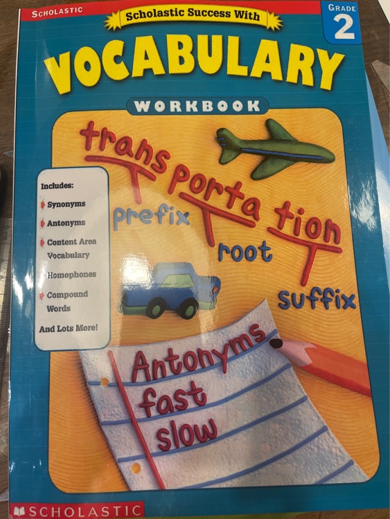 Scholastic success with vocabulary grade 2