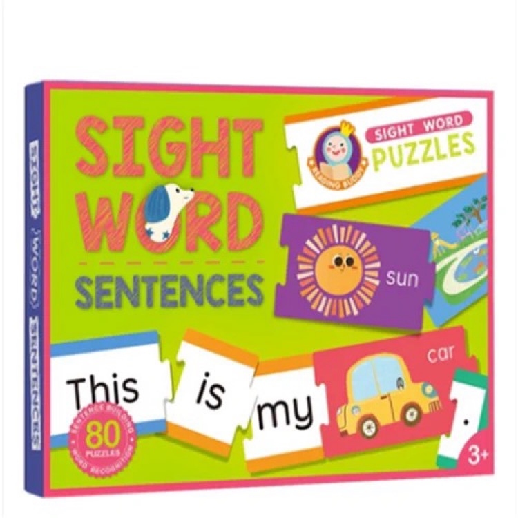 【啟蒙新品】Sight Word Sentences文脈書局高頻詞句子拼圖 高頻詞句子卡片
