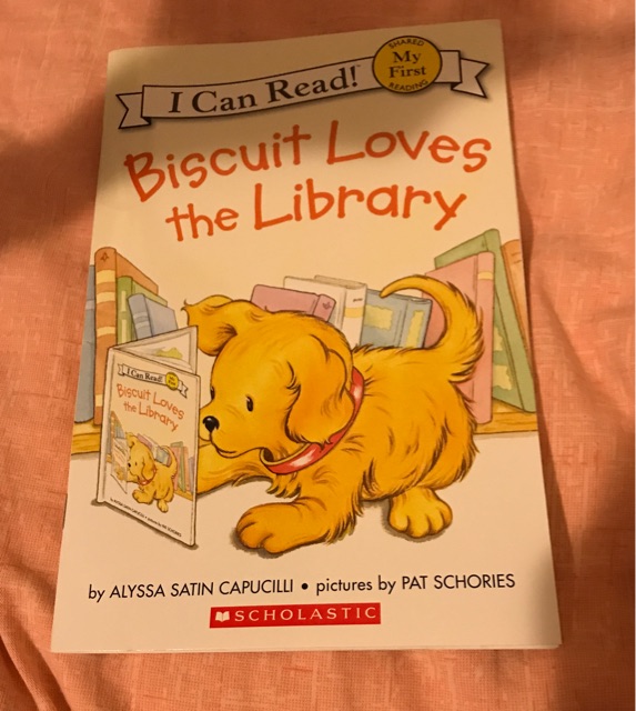 Biscuit  love the library