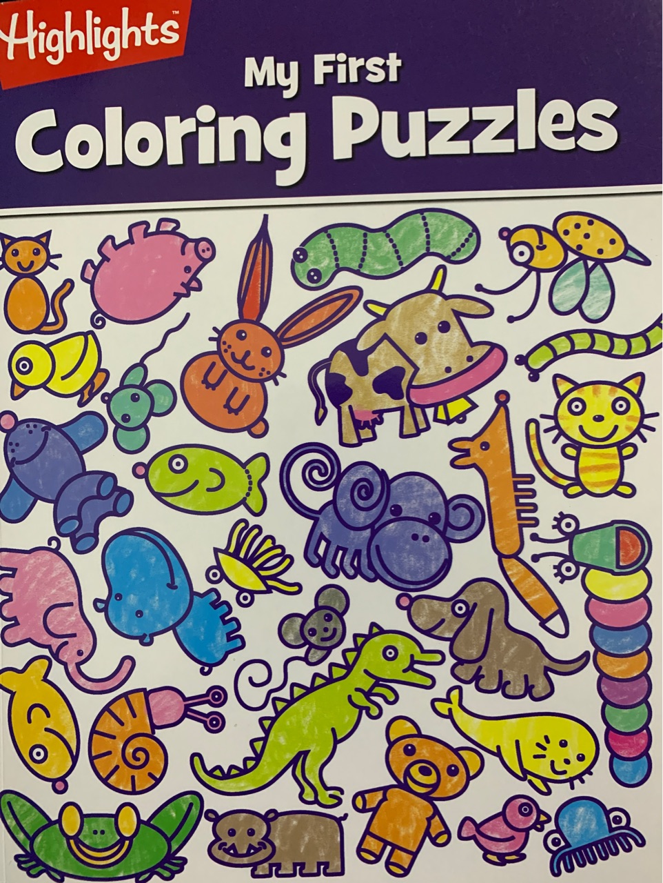 My First Coloring Puzzles