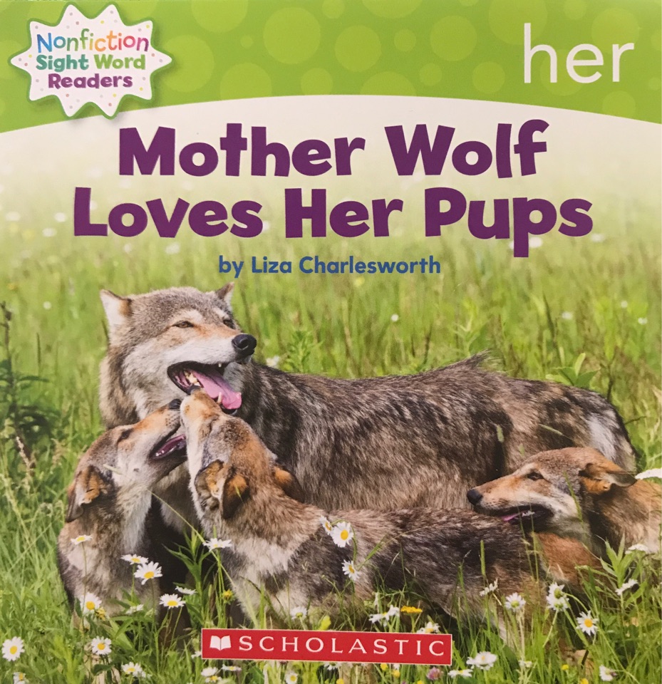 Mother Wolf Loves her Pups