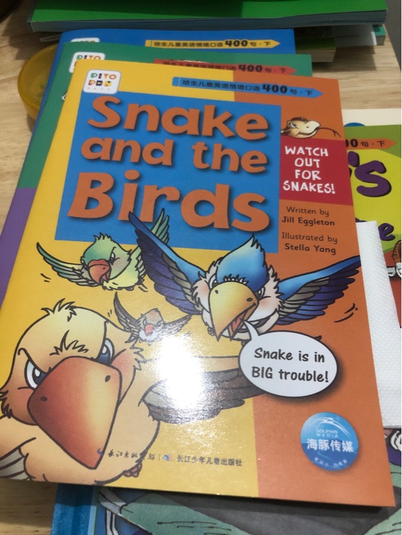 snake and the birds