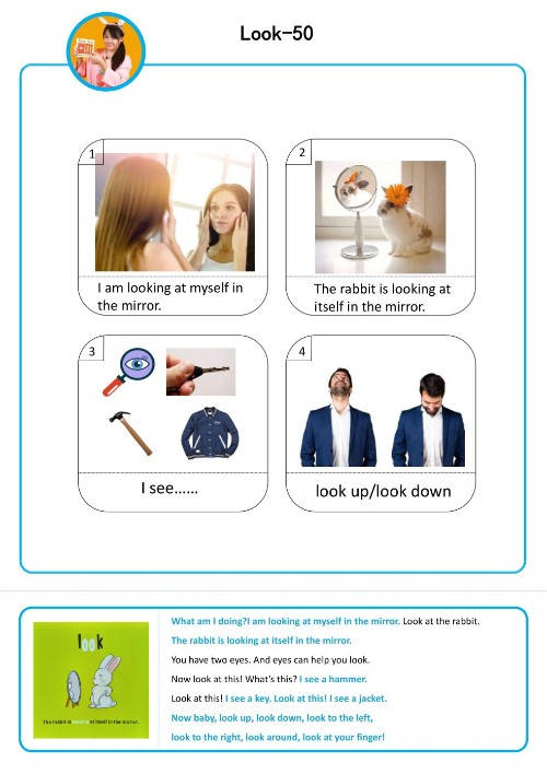 susan動詞卡50【look】