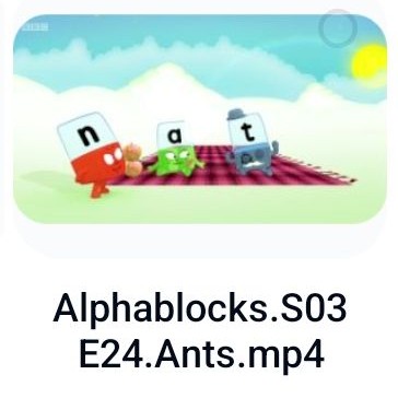 Alphablocks S3-24 Ants