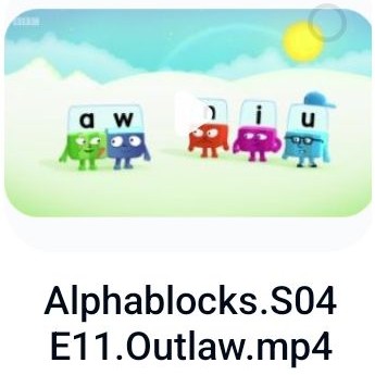 Alphablocks S4-11 Outlaw