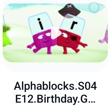 Alphablocks S4-12 Birthday Girl