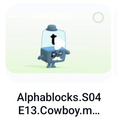 Alphablocks S4-13 Cowboy