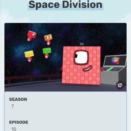 Numberblocks S7-15 Space Division