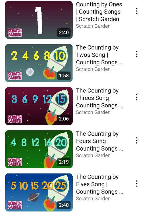 Counting Songs! | Scratch Garden