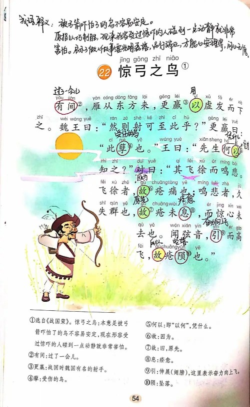 (古文)《驚弓之鳥》選自《戰(zhàn)國策·楚策四》【成語】