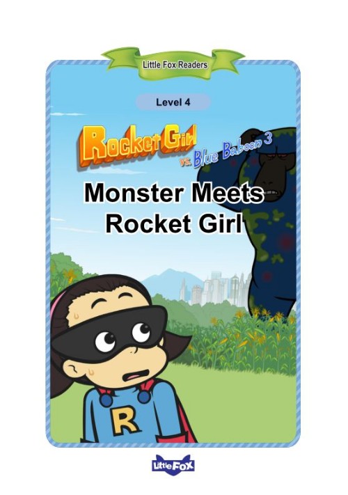 071 Rocket Girl vs. Blue Baboon 3 Monster Meets Rocket Girl