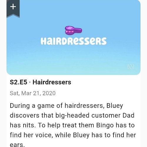 Bluey S02E05 Hairdressers