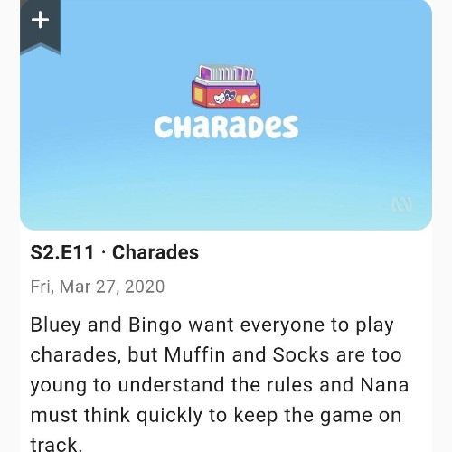 Bluey S02E11 Charades