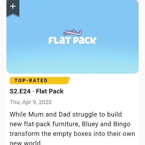 Bluey S02E24 Flat Pack
