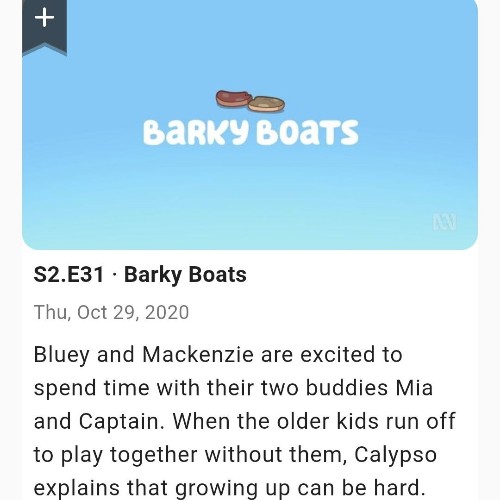Bluey S02E31 Barky Boats