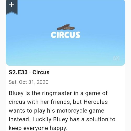 Bluey S02E33 Circus