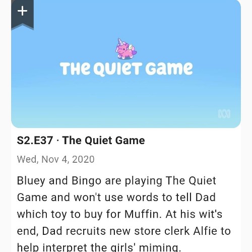 Bluey S02E37 The Quiet Game