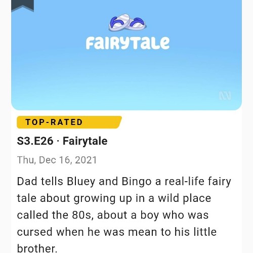 Bluey S03E26 Fairytale