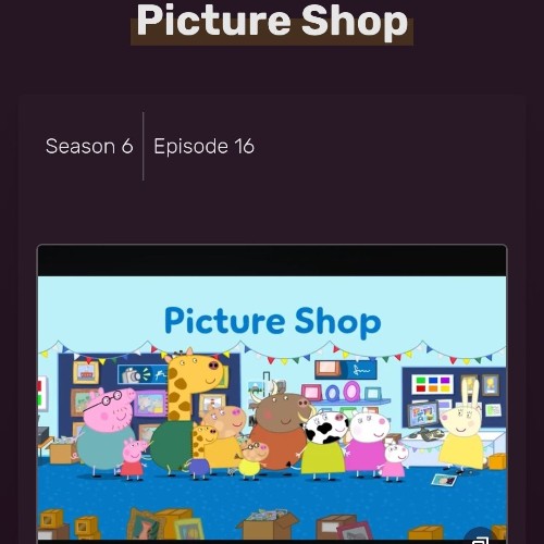 Peppa Pig Tales S06-16 Picture Shop