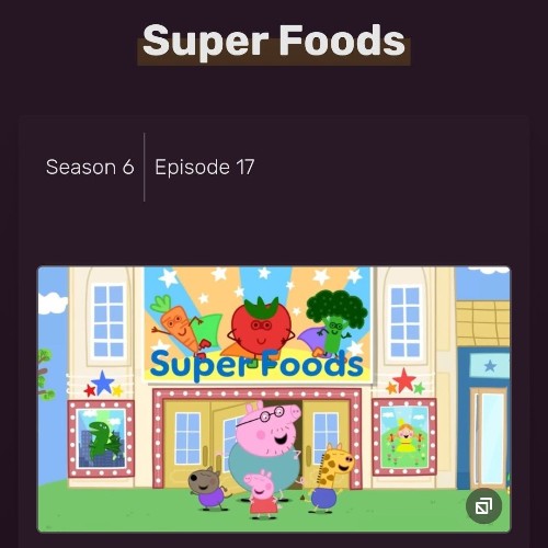 Peppa Pig Tales S06-17 Super Food