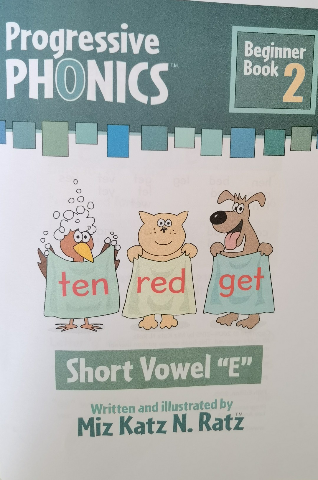 Progressive phonics Beginner Book 2 Short Vowel "e"