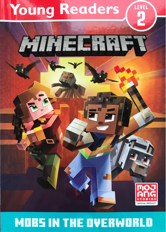 Minecraft Young Readers Level 2 Mobs in the Overworld 官方出品 兒童冒險(xiǎn)游戲故事書