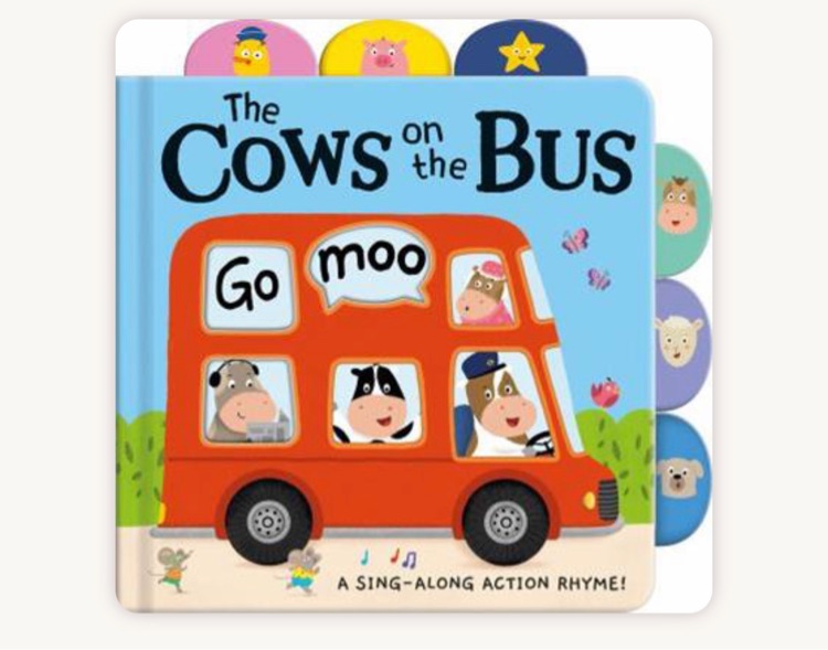 The cows on the bus go moo