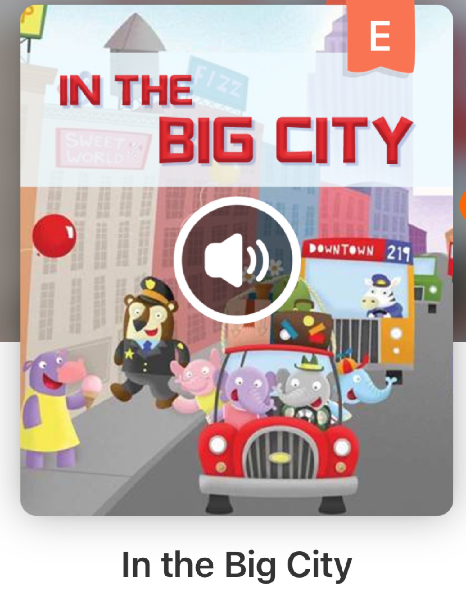 in the big city(伴魚繪本 E)