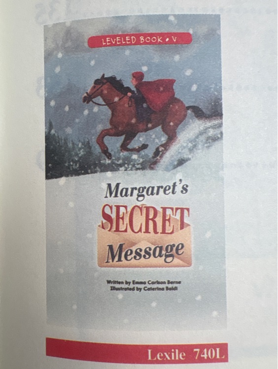 Margaret's secret message raz