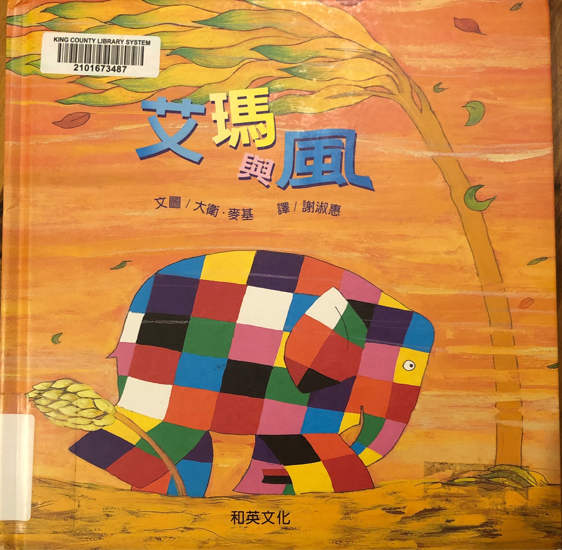 Elmer and the Wind (Chinese Edition)