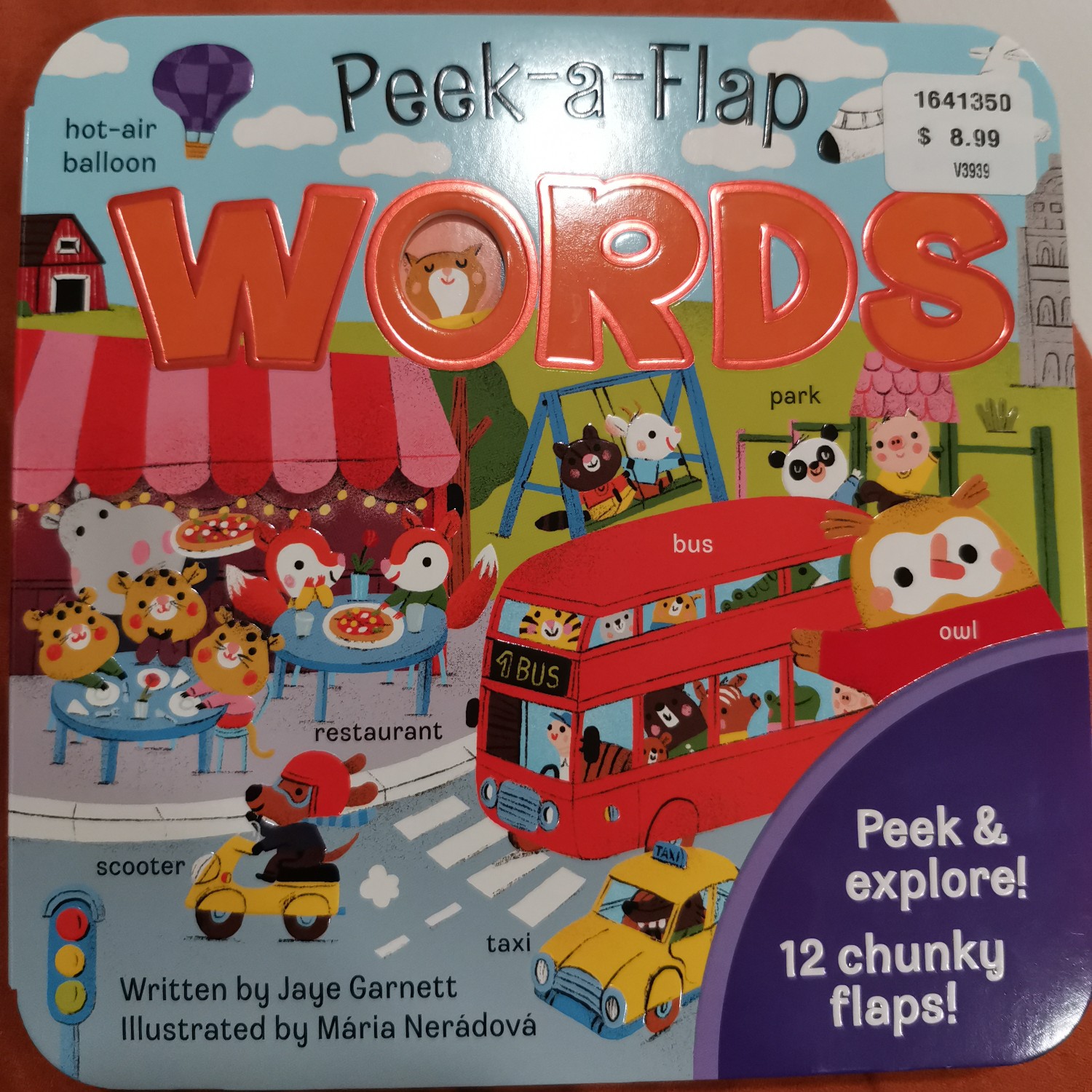 peek a flap words