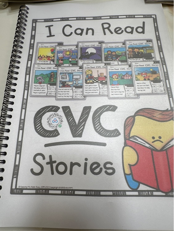 I can read CVC stories