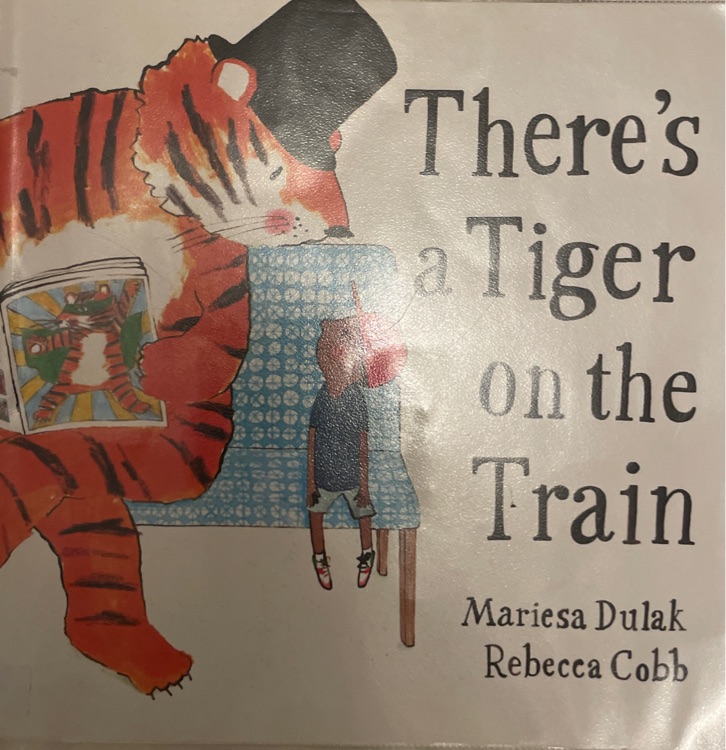 There's tiger on the train