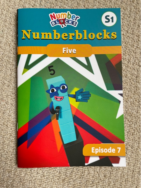 Number blocks five S1-07