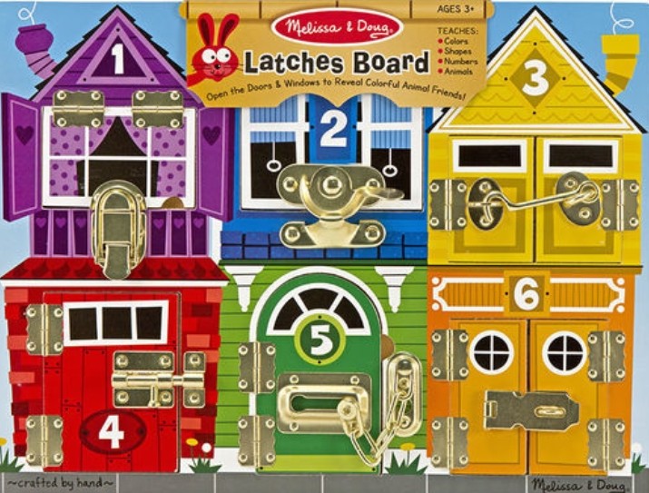 Melissa & Doug: Wooden Latches Board