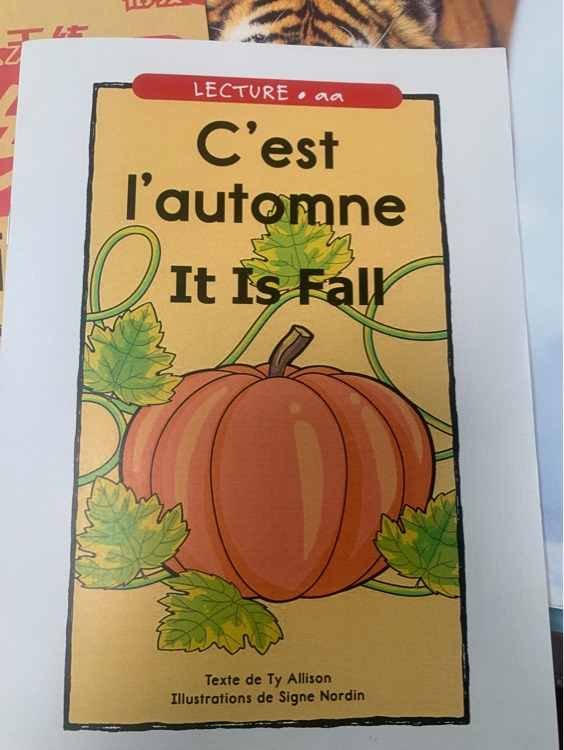 C'est l'automne