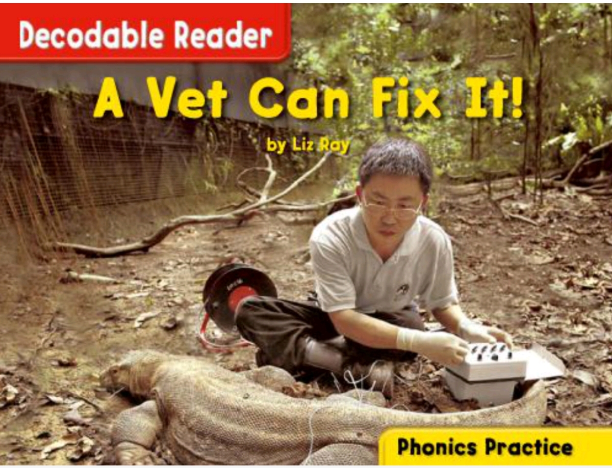 McGraw-Hill Decodable Reader Grade K A Vet Can Fix It!