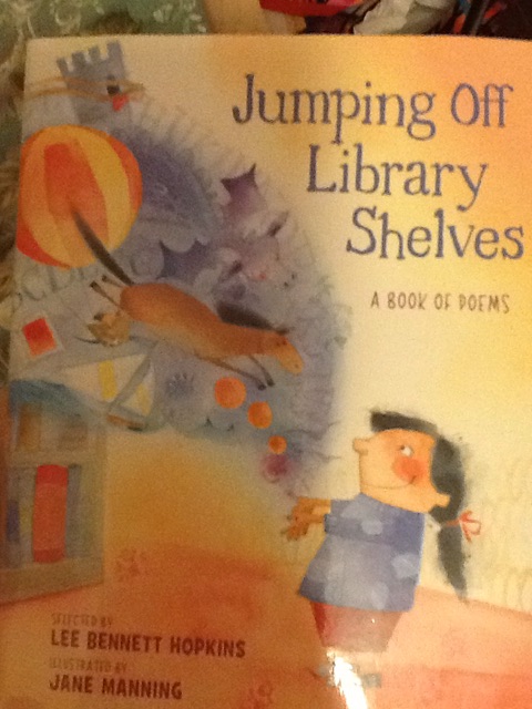 Jumping off library shelves