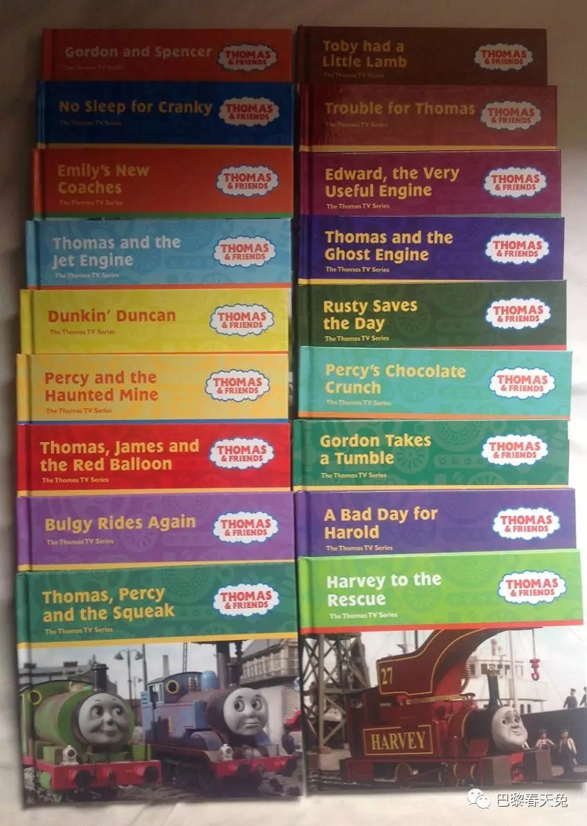 小火车大世界 深扒一下托马斯小火车英文书 小花生