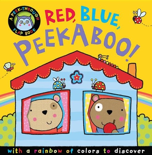 Red blue peek a boo