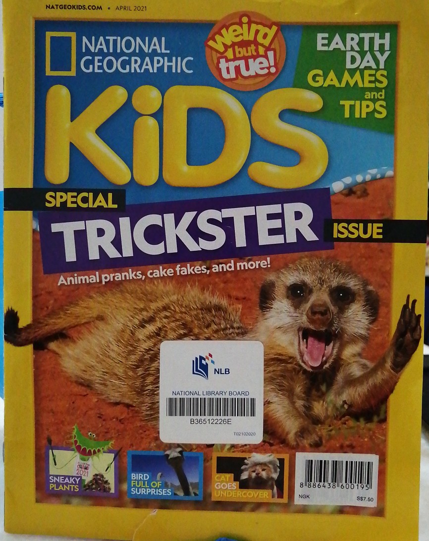 National Geographical Kids (April 2021): Special Trickster Issue