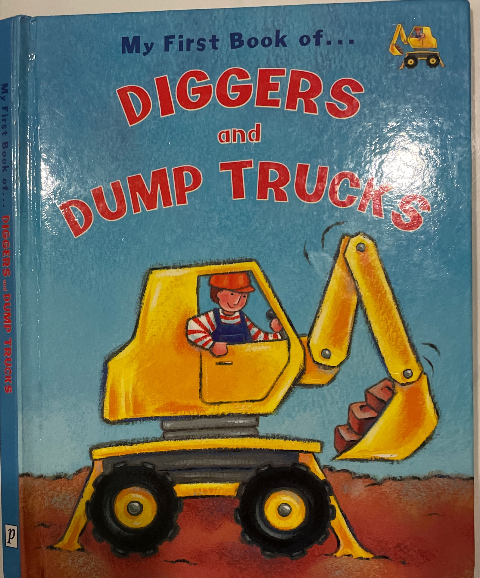 Diggers and dump truck